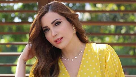 نسرين طافش تروج لمسلسلها الرمضاني (جوقة عزيز)