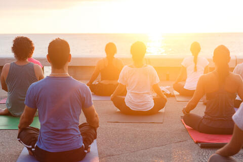 Relax in The Saudi First Yoga Festival
