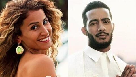 دينا الشربيني و محمد رمضان زوجان في رمضان