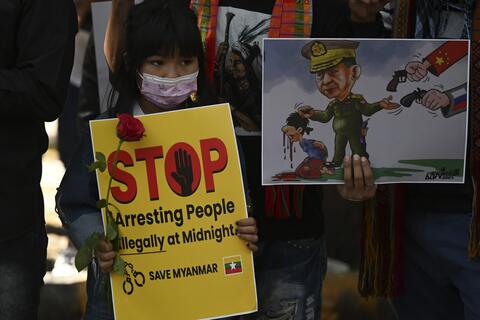 Myanmar's Junta Accused of Committing Human Rights Violations