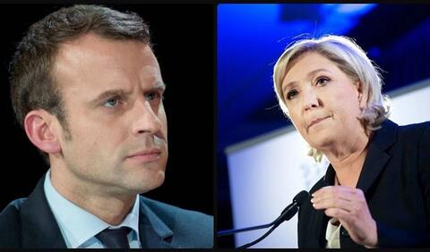 فرنسا: ماركون ولوبان الأوفر حظا في انتخابات الرئاسة