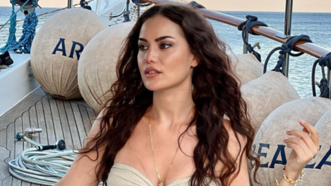 Fahriye Evcen Shows Off Second Pregnancy Belly 