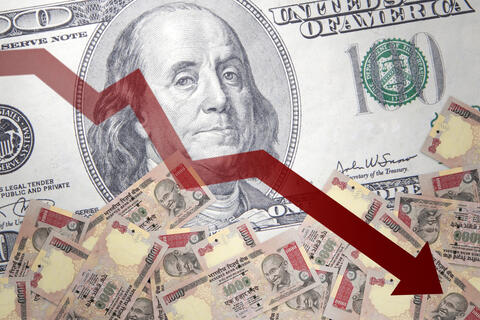 Indian Rupee Plummets to Record Low Against US Dollar