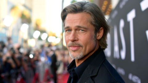 Brad Pitt at His Very First Public Art Exhibition