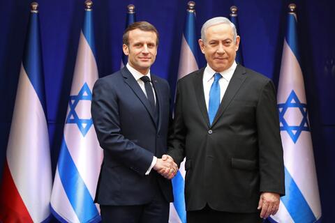 French president congratulates Netanyahu for election win