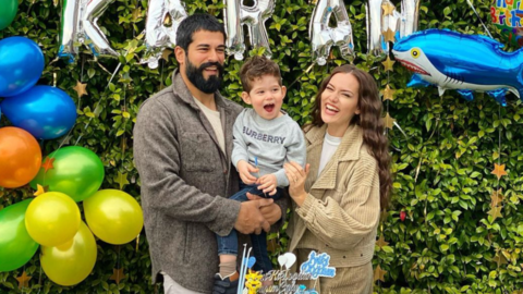 Burak Özçivit shares heartwarming pic with his son