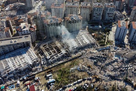 How did earthquake change Turkey's place on map?