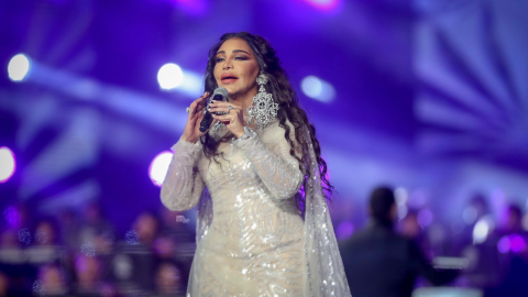 Ahlam's earrings on 