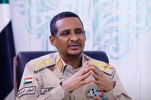 الجيش السوداني يعلن هروب حميدتي من مخبئه