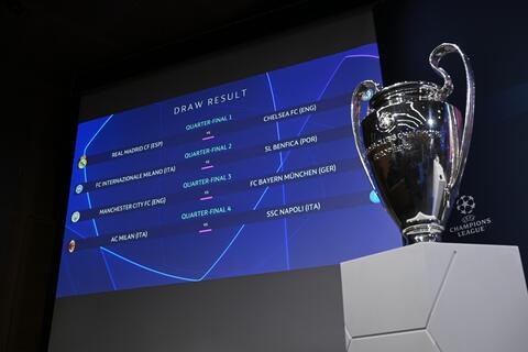 جدول مباريات ربع نهائي دوري أبطال أوروبا 2023 والقنوات الناقلة