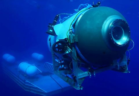 Video shows inside missing Titanic submersible 