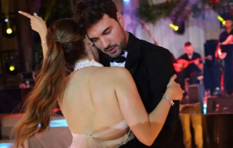 تفاصيل فستان زفاف إيدا ايجه نجمة مسلسل التفاح الحرام من تصميم زهير مراد 
