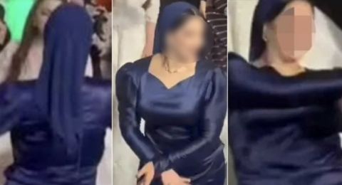 فيديو صاحبة الفستان الأزرق يقلب السوشال ميديا في مصر.. هل تسبب في طلاقها؟
