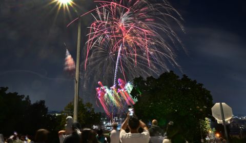 Fireworks aren't the only way to light the sky in 4th of July