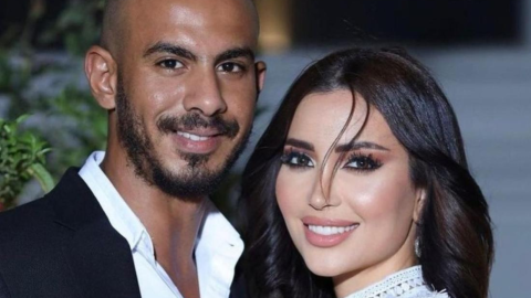 نسرين طافش تصل الأردن.. وتنشر صورتها من الطائرة