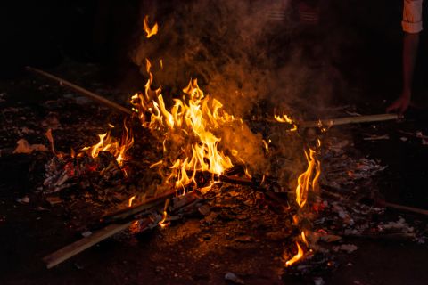 Hindu mob sets Anjuman Masjid ablaze in Haryana, India