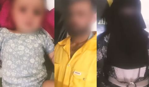 احباط عملية بيع طفل رضيع من قبل والديه في بغداد (فيديو)