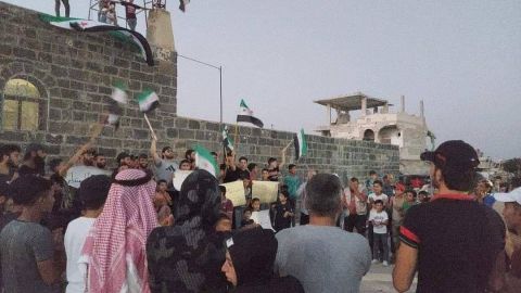 Protests take over Daraa and other cities across Syria