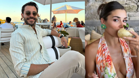 Hande Erçel spotted getting touchy with her boyfriend in Italy