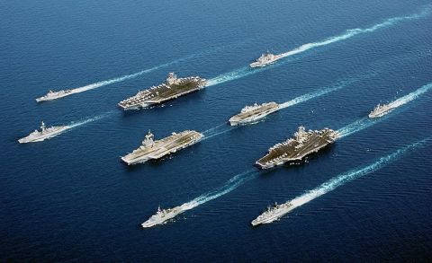 Here are the world's most powerful naval fleets