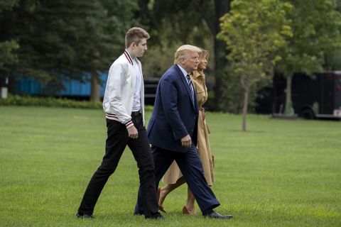Barron Trump's height sparks fuss AGAIN on internet
