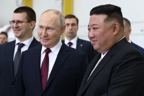 Kim Jong Un raises concerns after toast to Putin's health