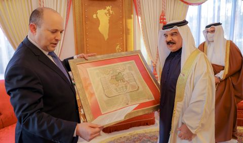 Israeli foreign minister meets Bahrain's king in Manama