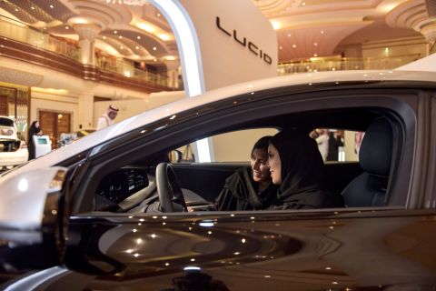 Saudi Arabia to be a regional hub for Lucid electric vehicles