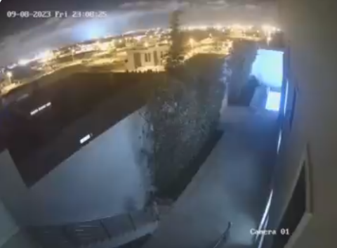 Mysterious blue light flashes moments before Morocco earthquake