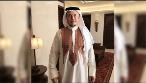  إيلون ماسك بالثوب العربي.. هل اعتنق الإسلام؟
