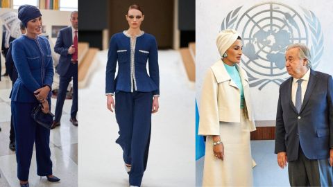 الشيخة موزا تخطف الأنظار بأحدث إطلالاتها.. أحدها 