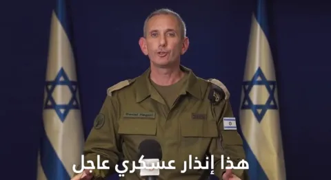 الجيش الإسرائيلي لسكان شمال قطاع غزة: غادروا فورا