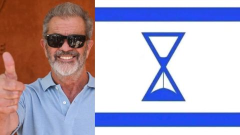 Is it true that Mel Gibson wrote 'Israel's end is soon'?