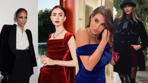 بين ياسمين صبري وجينيفر لوبيز كيف تألقت الفنانات بتصاميم قماش المخمل هذا الخريف