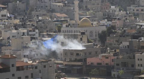 قصف إسرائيلي على مواقع بمخيم نور شمس