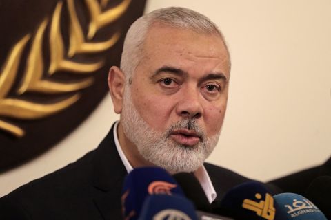 Ismail Haniyeh in Egypt for Gaza ceasefire talks 