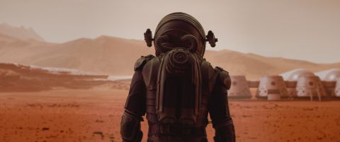 Converting waste to energy on Mars