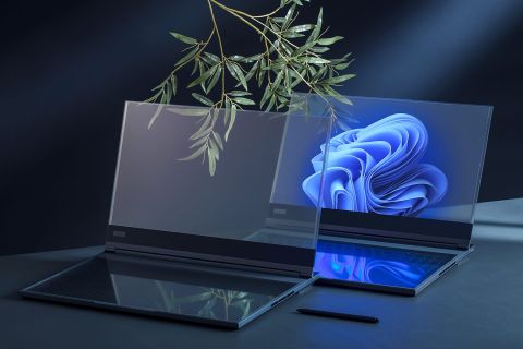 Lenovo Project Crystal is world’s first transparent Laptop with Micro-LED