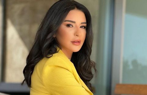 ماغي بو غصن تروج لمسلسلها الرمضاني بهذه الصورة