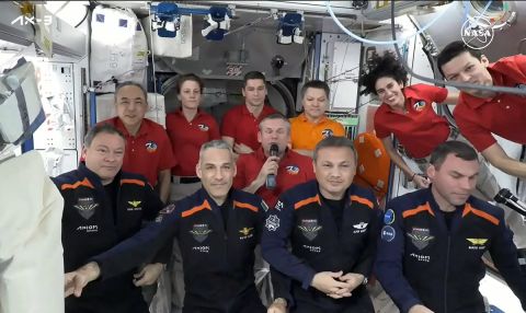 First Turkish astronaut, Alper Gezeravcı's return to earth