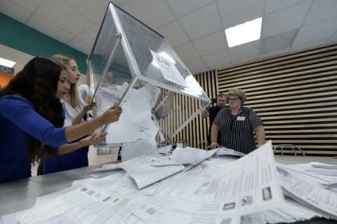 Results of Russian elections announced amidst 129-country interference