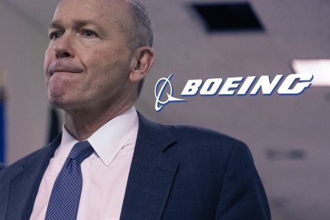 Boeing's CEO steps down with management restructuring as it battles safety disaster