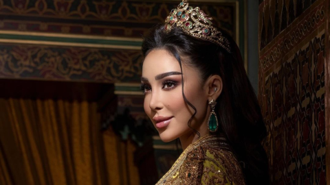 إطلالة مبهرة لبسمة بوسيل، والدتها و ابنتيها بمناسبة عيد الأم