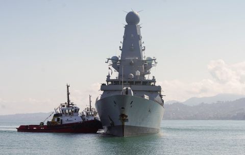 British warship intercepts Houthi missiles targeting commercial ship in Red Sea