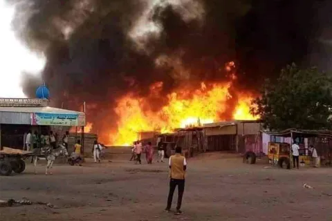 2 children killed in a hospital bombing in El Fasher, Sudan