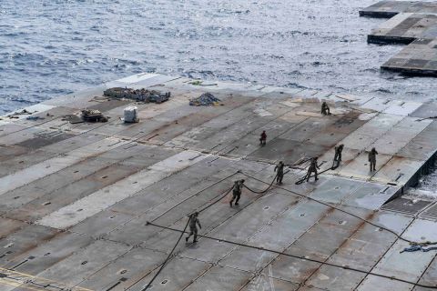 US-built Gaza pier, valued at $320 million, swept away by sea waves