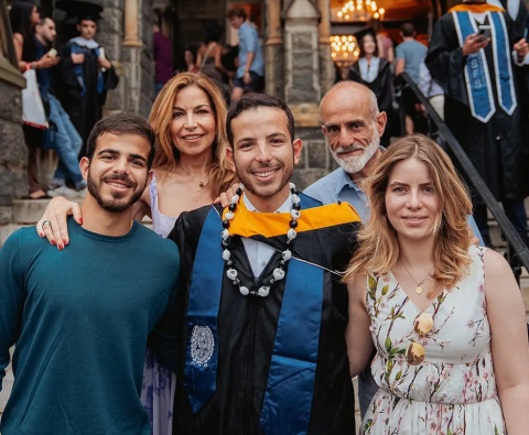 الأميرة غيداء تحتفل بتخرج توأمها محمد ورجاء من الجامعة: صور من الحفل