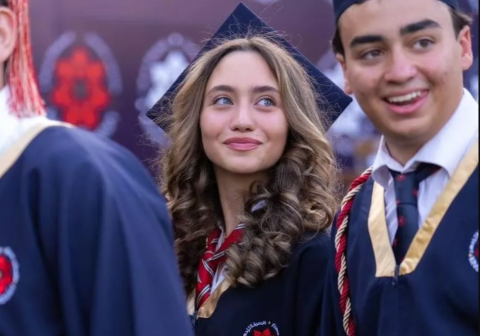 ريم سامي عروس تتألق بفستان زفاف مميز من زهير مراد