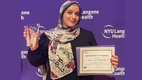 New York nurse fired for sympathizing with Gaza during NYU award speech