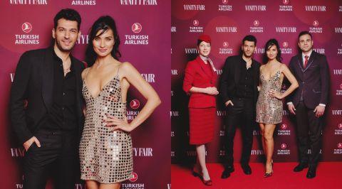 Murat Yıldırım and Tuba Büyüküstün Reunite at Vanity Fair Dinner During Cannes Film Festival